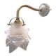 Porcelain and glass paste wall lamp 1930