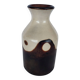 Peruvian Chulucanas Ceramic Vase Brown Beige Signed Vintage