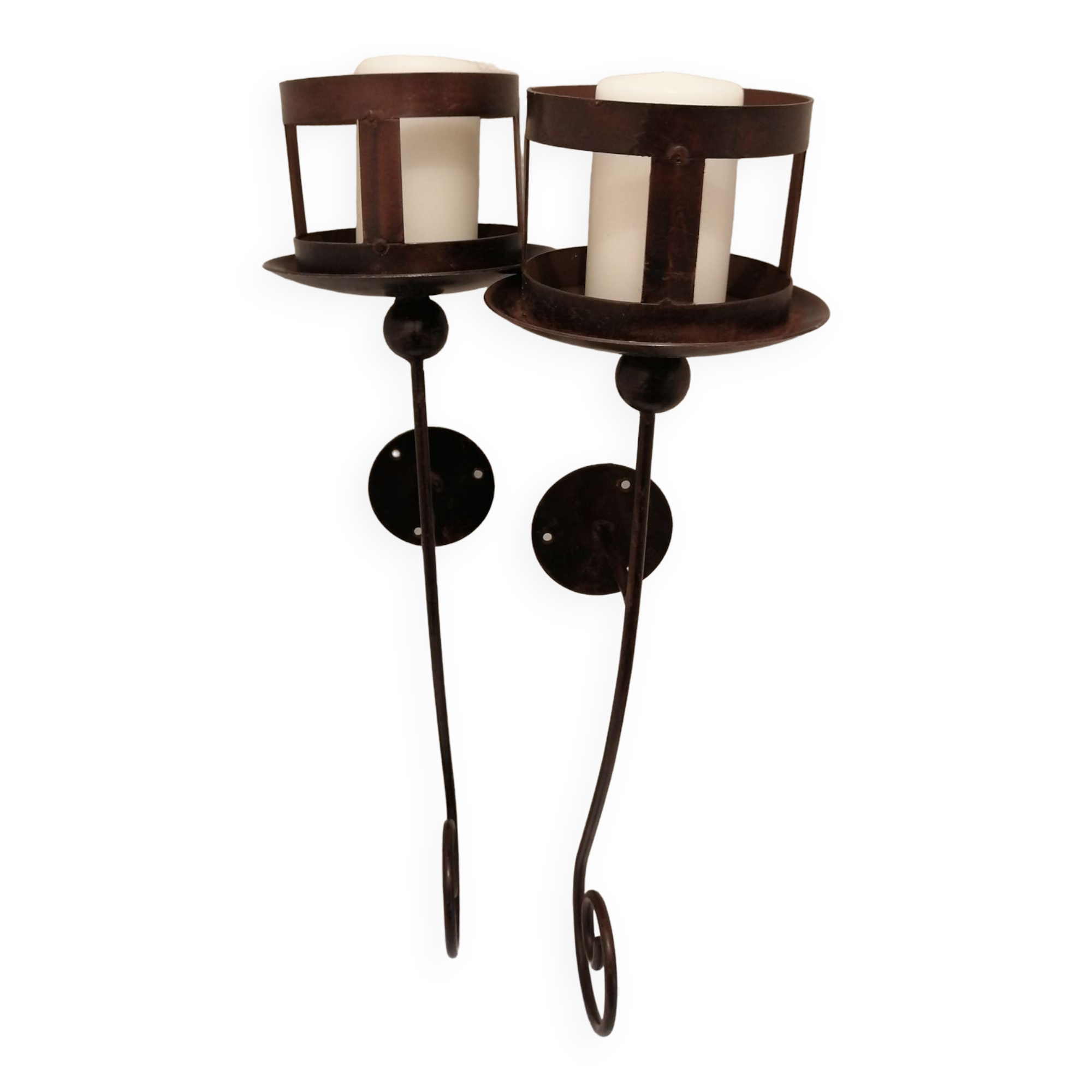 Set two 2 photophores