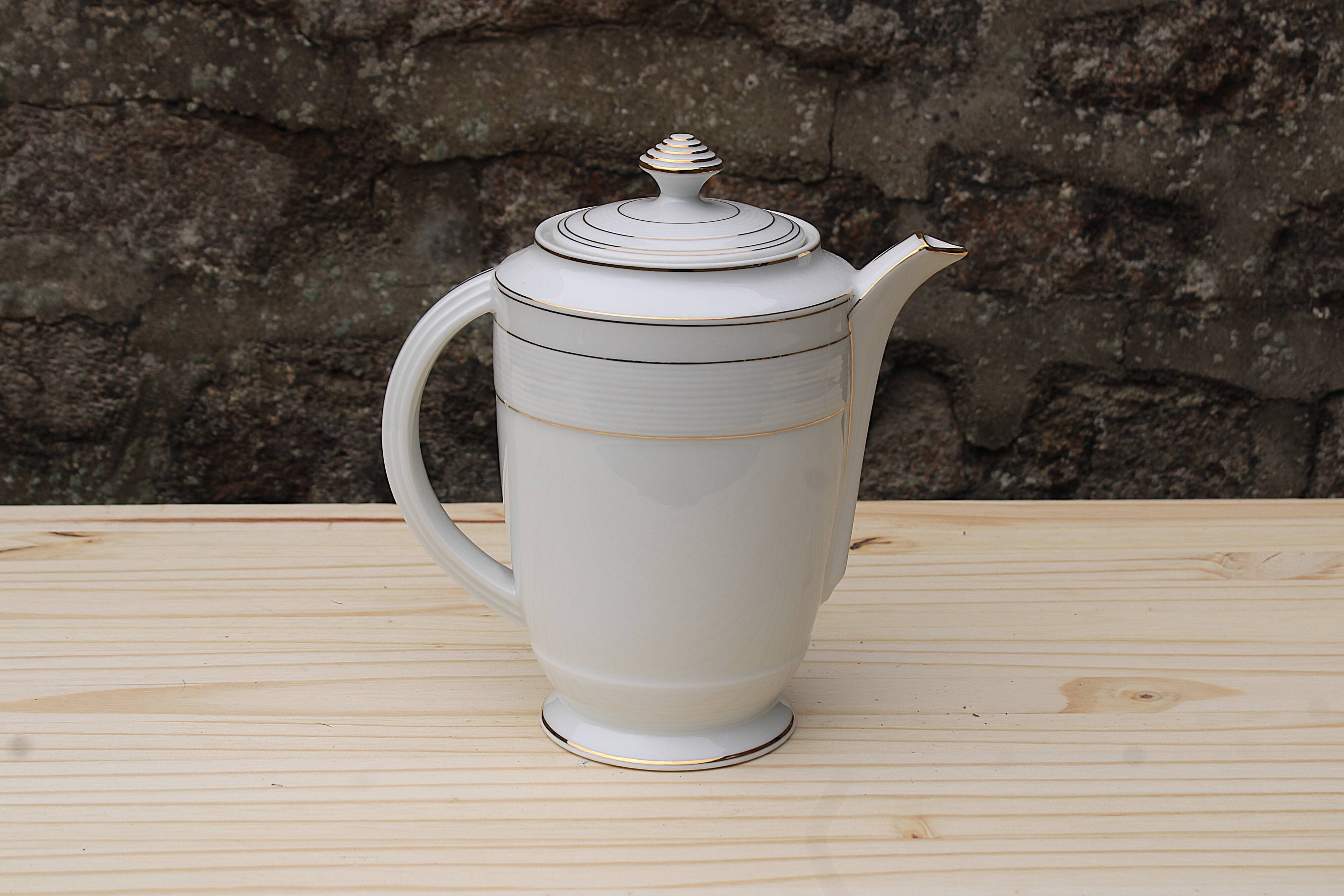 Limoges porcelain teapot