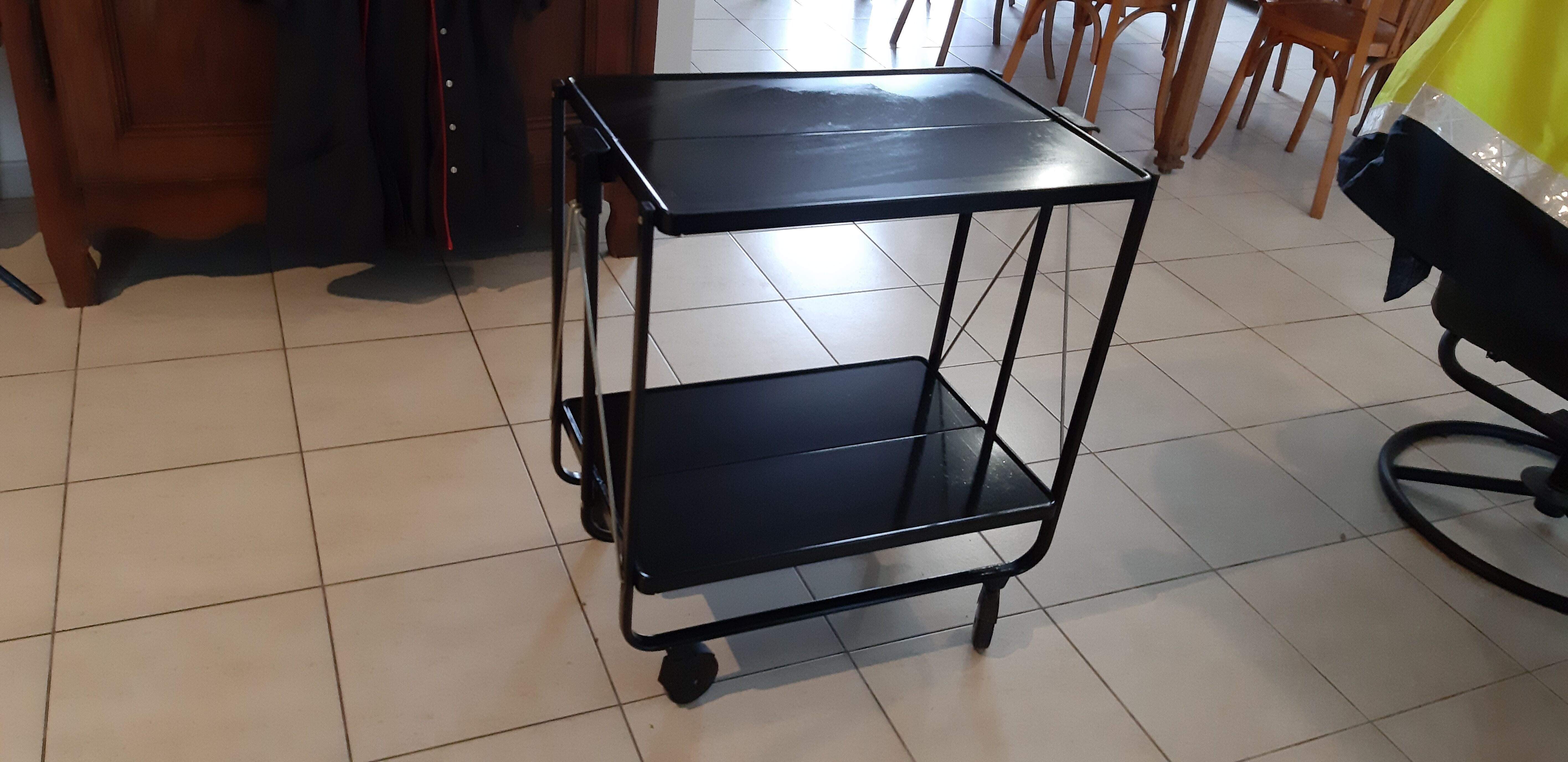 Vintage rolling and folding service