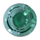 Cendrier en verre vert