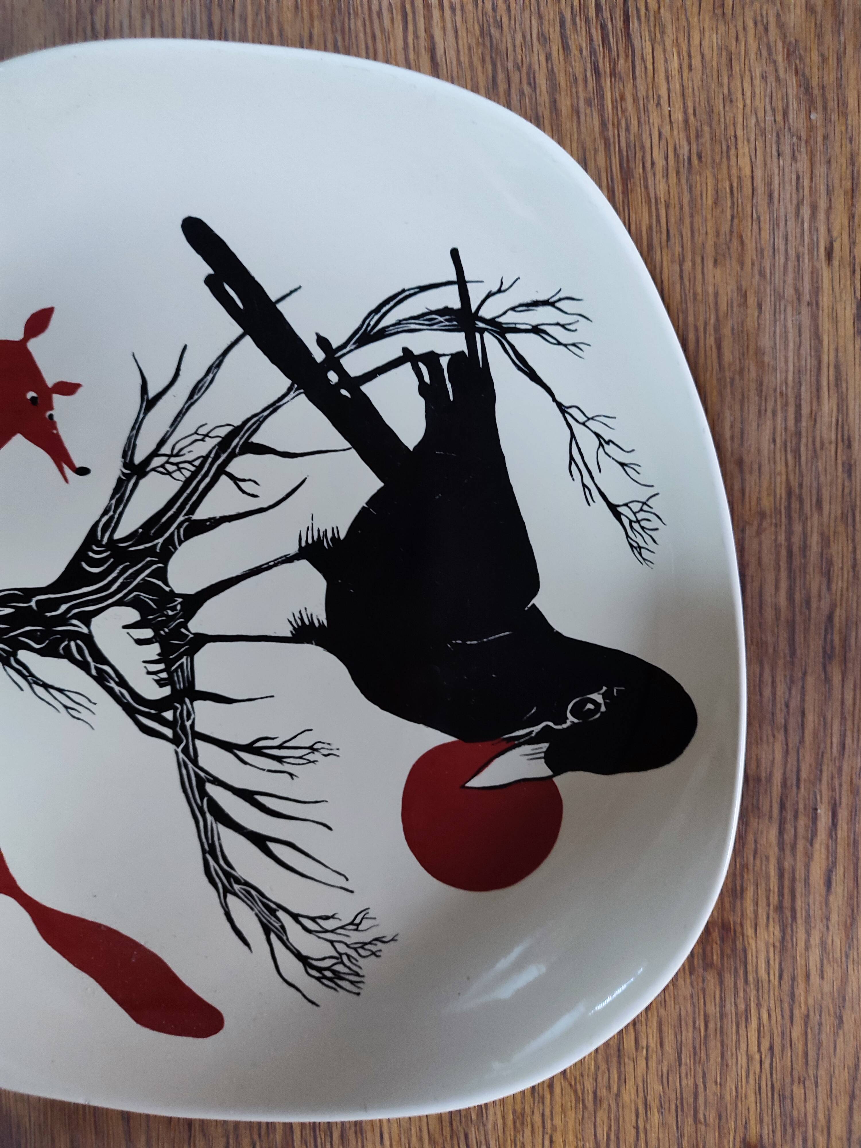 Crow and fox cheese plate
