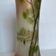 Vase en verre dépoli peint Legras
