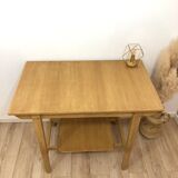 Drafting desk, from the 60s/70s, in solid oak