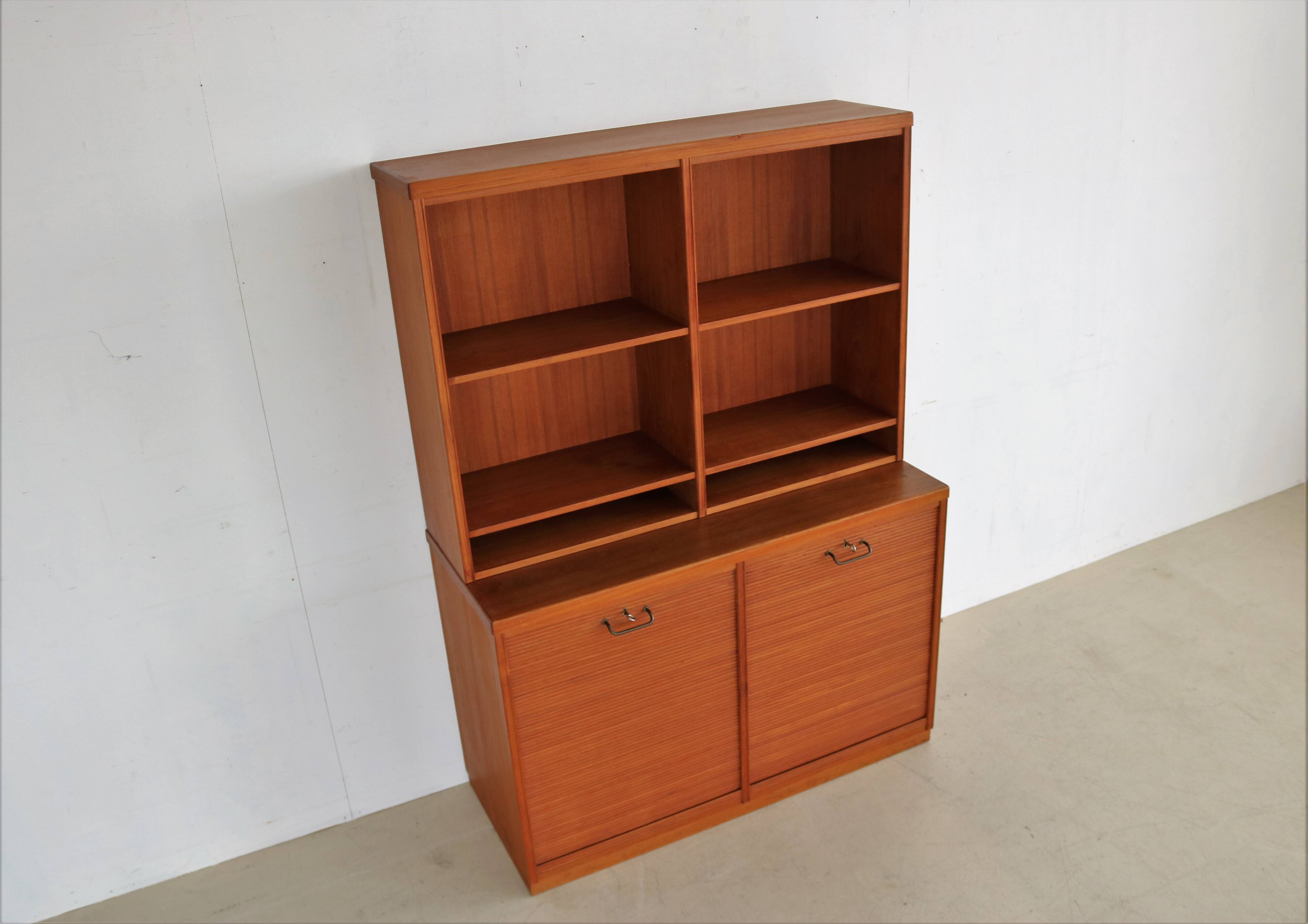 Cabinet de classement en teck vintage de Flexi Mobler