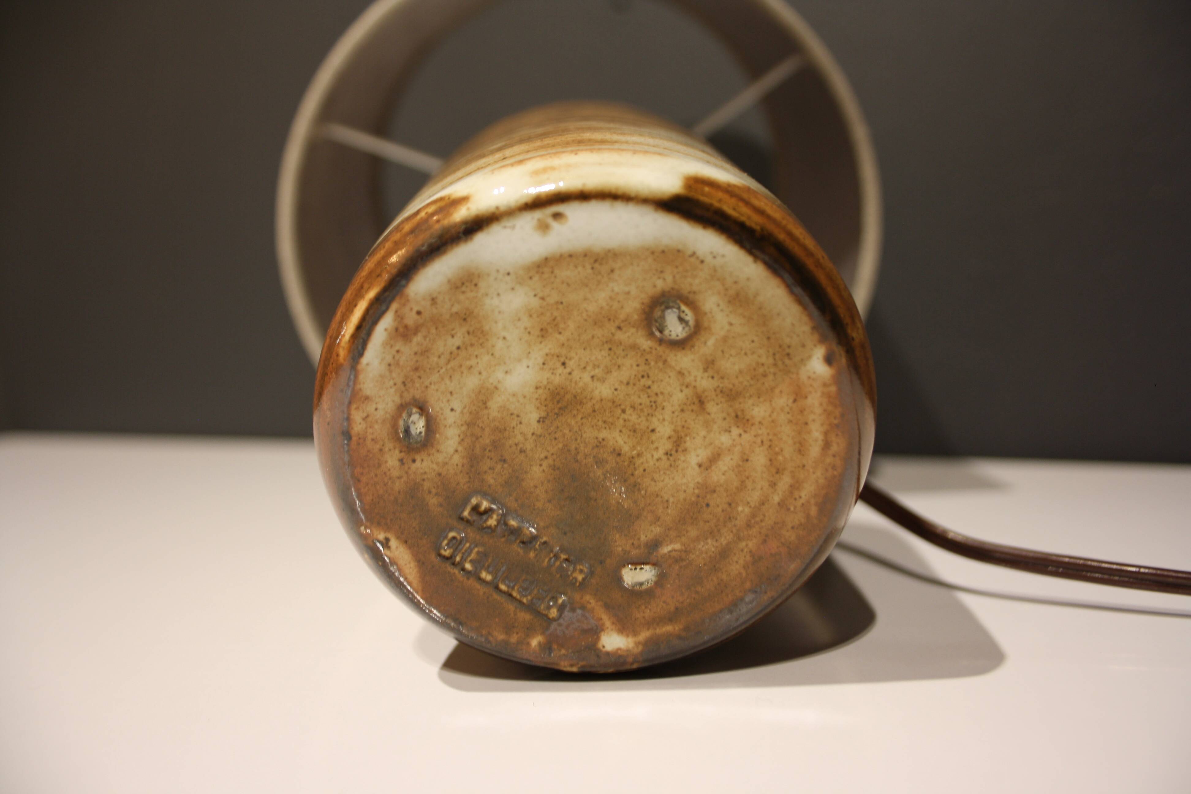 Jacques Pouchain ceramic lamp