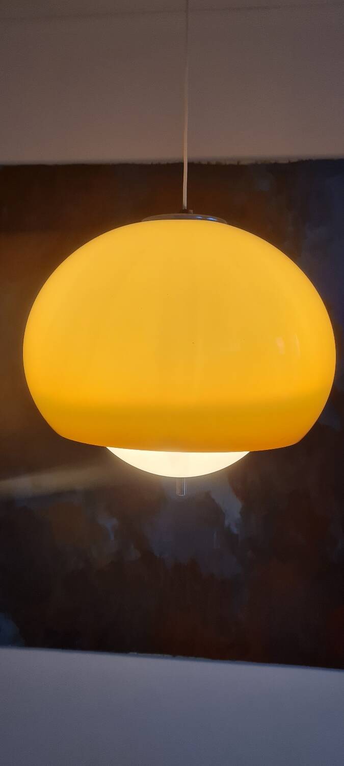 Meblo pendant light by Harvey Guzzini, 1970s