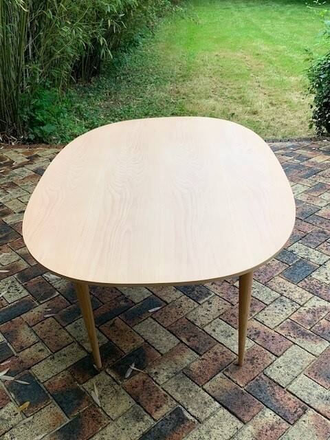 Superellipse table by Piet Hein and Bruno Mathsson Denmark 70s/80s