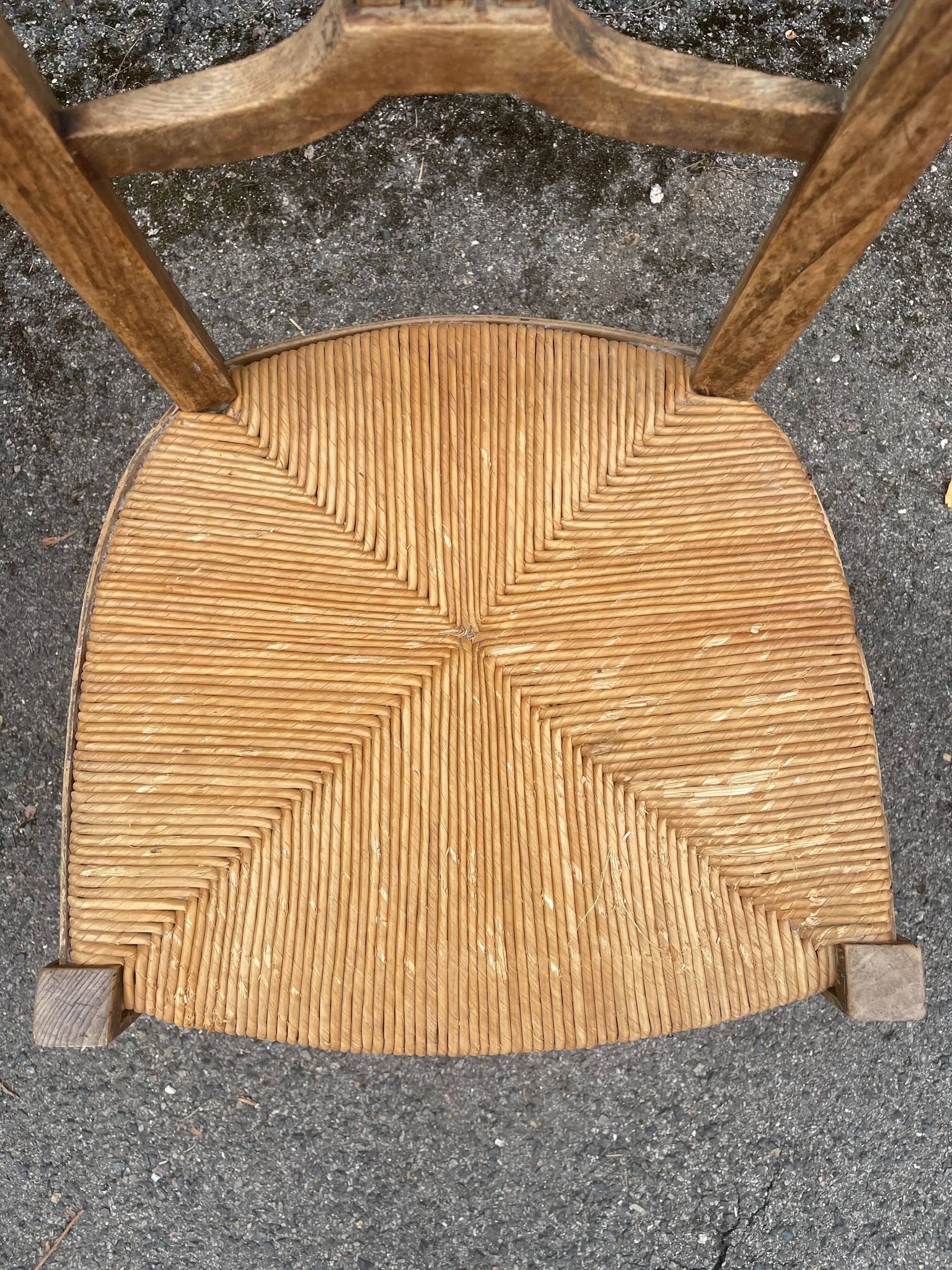 Ancienne chaise de nourrice Art Nouveau