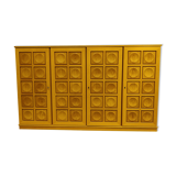 Vintage xxl brutalist highboard, 1970s