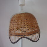 Wicker flower suspension
