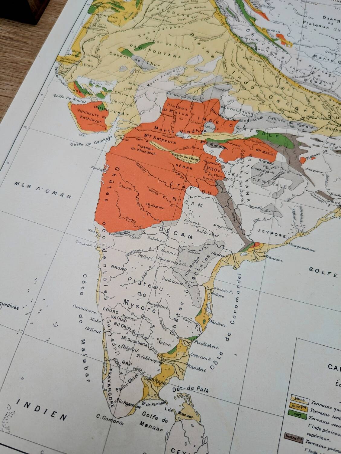 Printed in 1909, Geology of India.