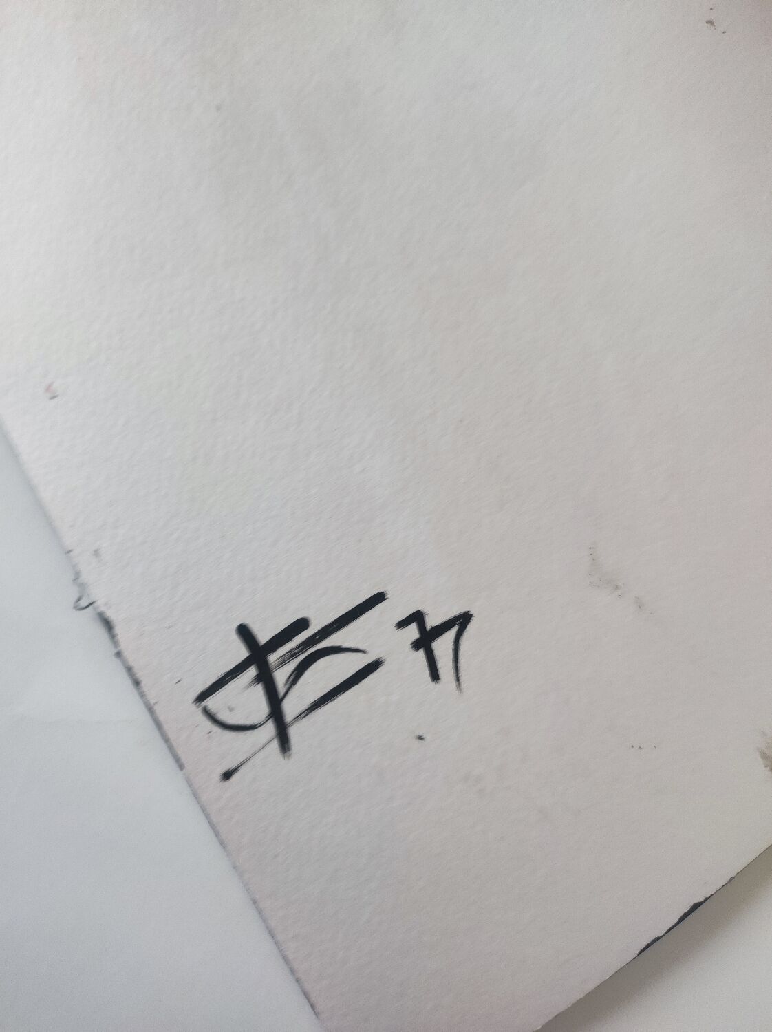 Acrylic abstract painting