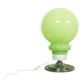 Grande lampe de table en verre de style Murano de l'ère spatiale italienne (57 cm)