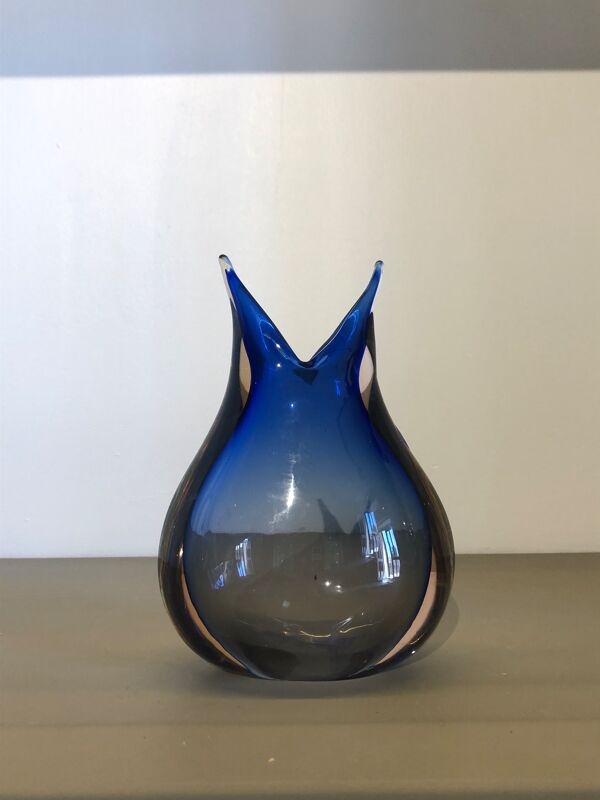 Vase en verre Murano