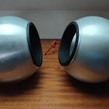 Duo of Erco 1970 aluminum suspensions