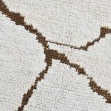 6x9 scandinavian beige hemp rug 192x275cm