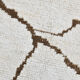 Tapis de chanvre beige scandinave 192x275Cm