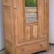 Armoire parisienne art déco bois brut