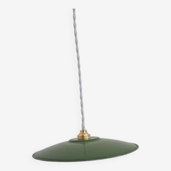 Pendant lamp in enamelled sheet metal 1950