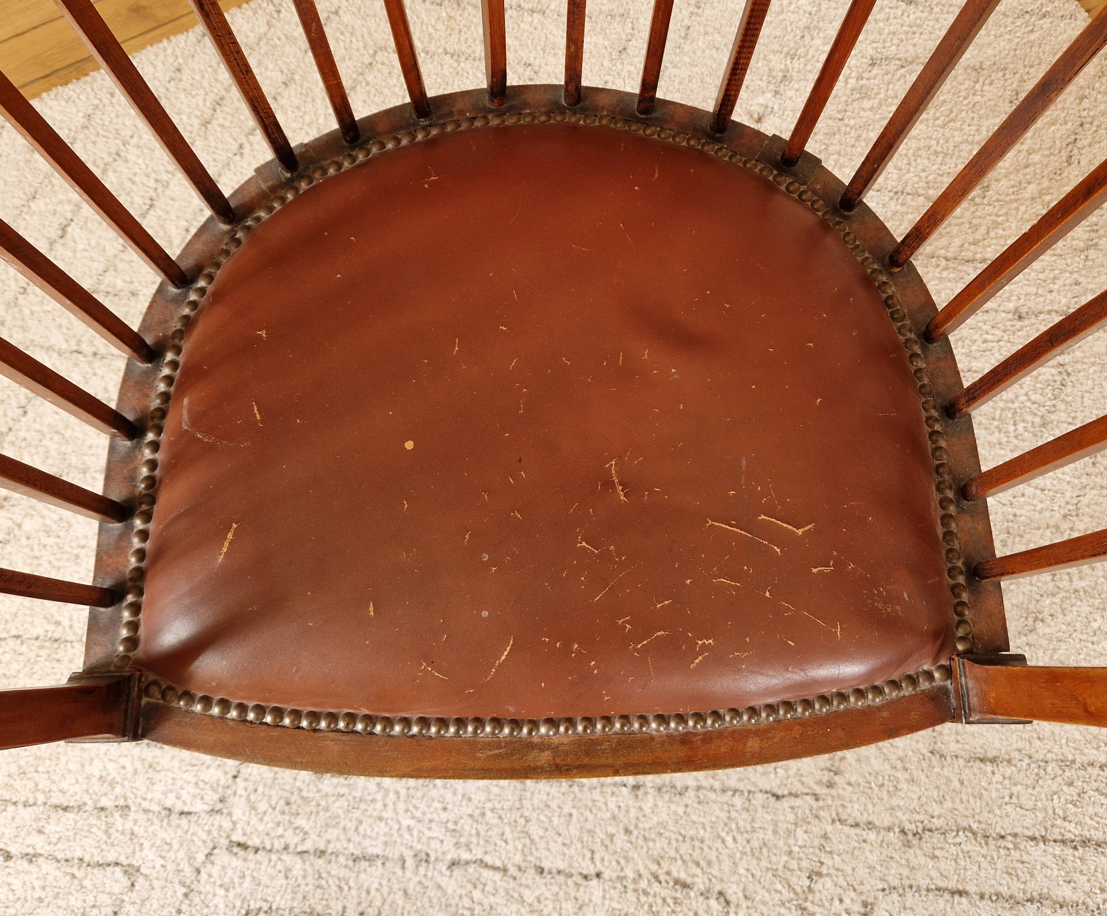 Small Art Deco bench and armchairs in beech, 1930s
