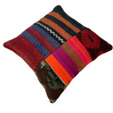 Vintage turkish kilim cushion cover 40 x 40 cm