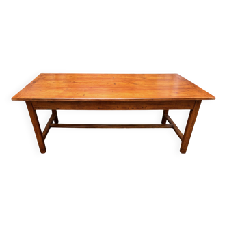 19th century cherry wood farmhouse table