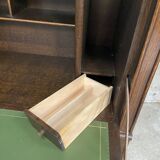 Secretary with flap art-deco desk mid-century vintage 1950