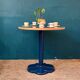 Round bistro table with tulip base in Art Deco style from the 1990s.