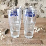 6 Pastis 51 Vintage Glasses.