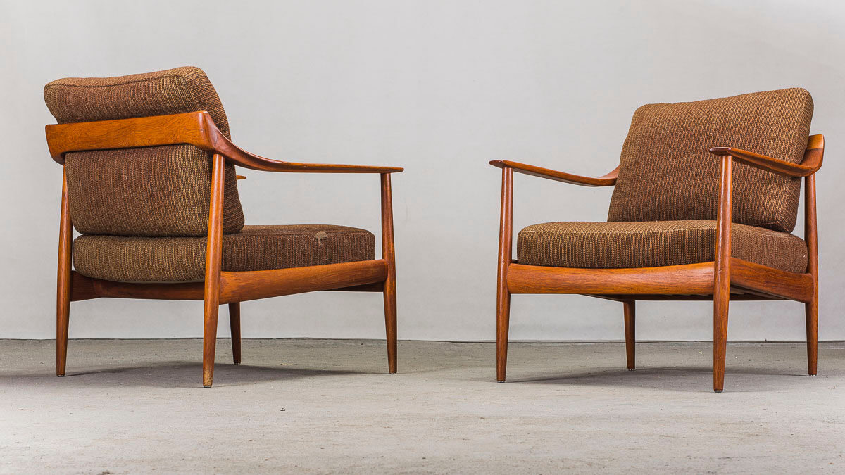 Danish teak living room set by Walter Knoll, 1960s