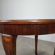 1930s Czechoslovak Art Deco Round Table in Wood and Veneer