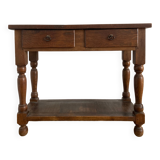 Solid wood table