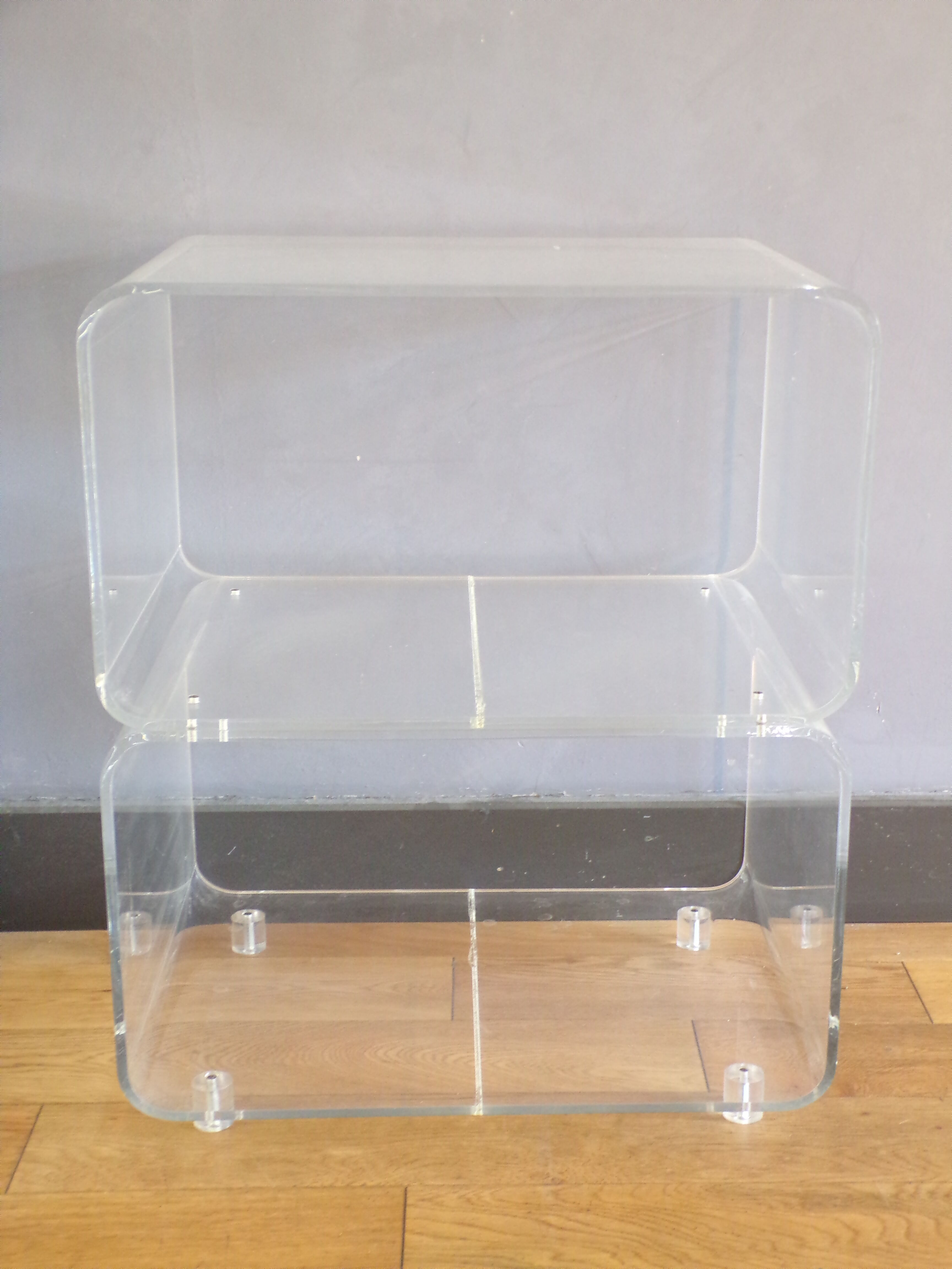 Vintage plexiglass cabinet