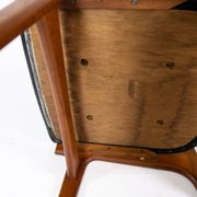 A set of four dining room chairs of teak of danish design, 1960s