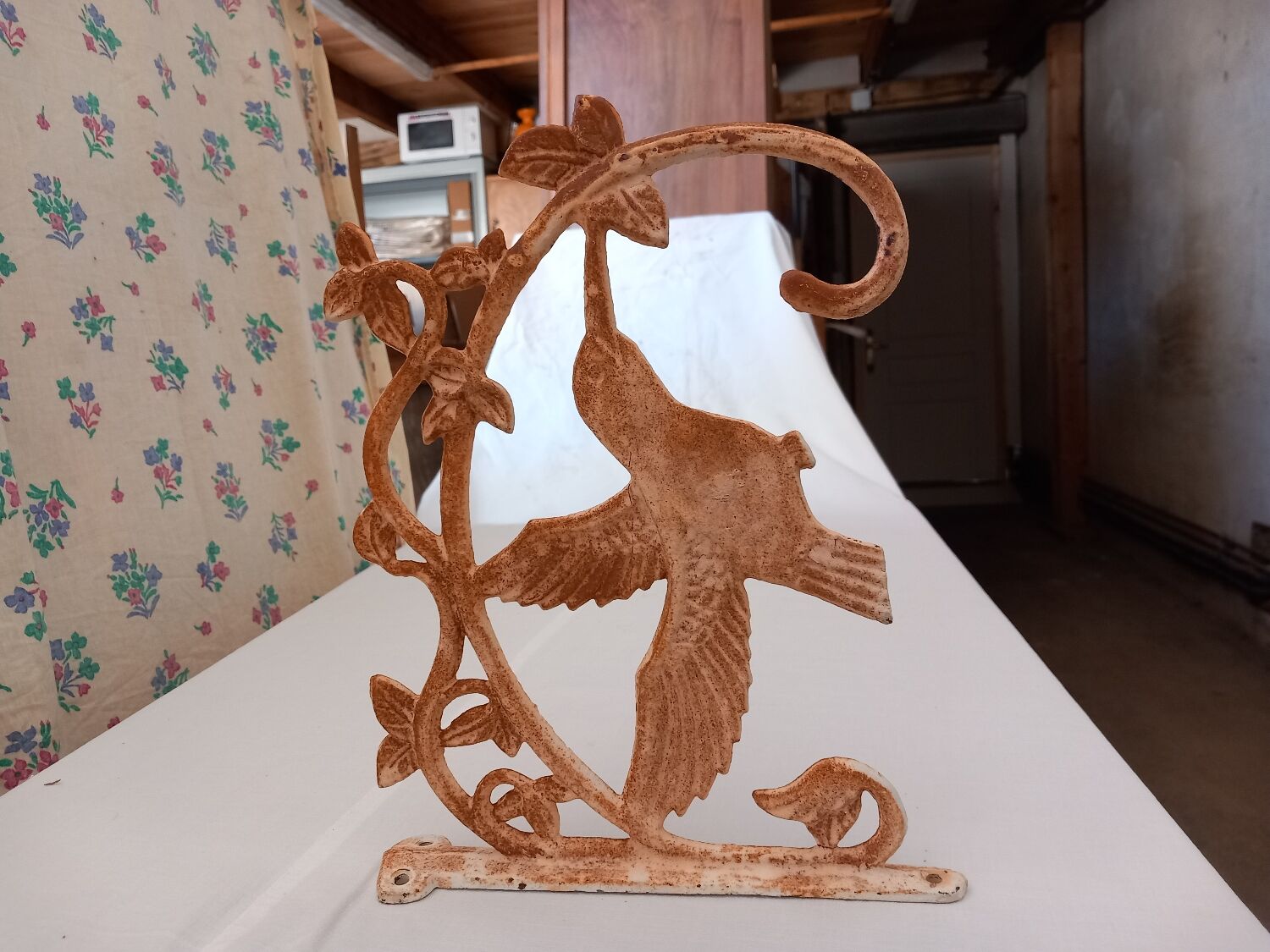 Lot de 3 jolies patères en fonte