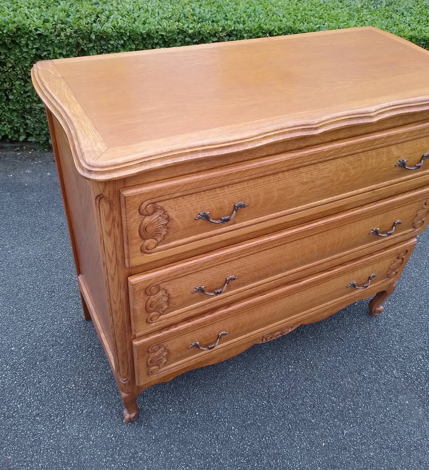 SOLID OAK WOOD CHEST