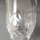 Lot of 7 x crystal glasses. Star/palmette decoration in St Louis style.