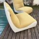Pair of Roche Bobois armchairs, Calm Time.