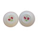 2 Luneville dessert plates, Rose Mai model
