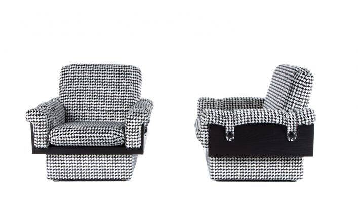 Set of 2 vintage armchairs, Drevotar, 1970s