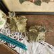 Paire de bougeoirs anciens en bronze