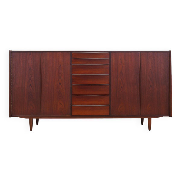 Buffet en teck, design danois, années 1970, production : Danemark