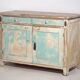 Antique sky blue chest of drawers (c.1920) #20