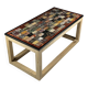 Marble specimen table vintage