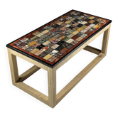 Marble specimen table vintage