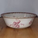Salad bowl opaque porcelain of Gien - old