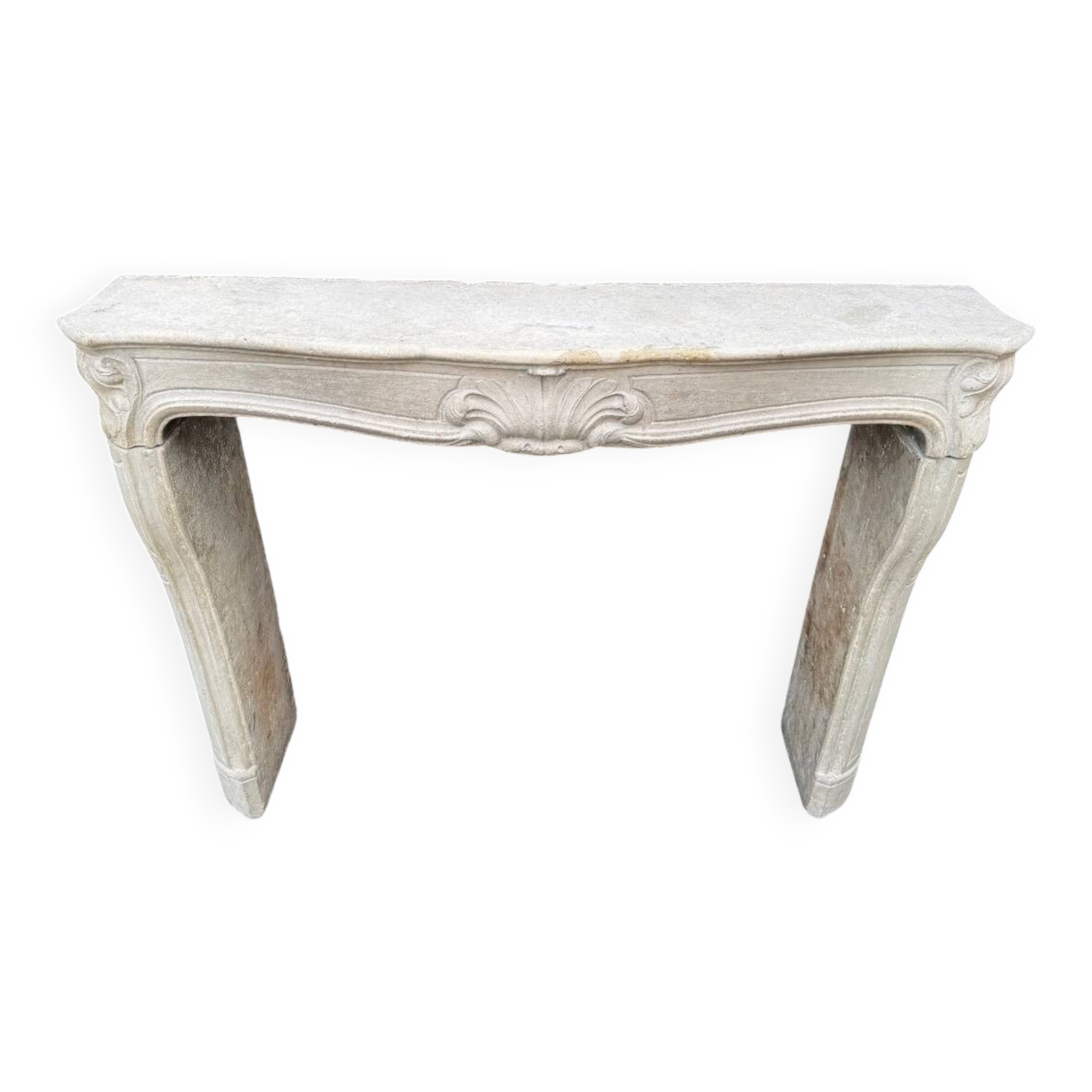 Regency style fireplace in loamy stone circa 1880