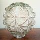 Abat jour tulipe en verre vintage